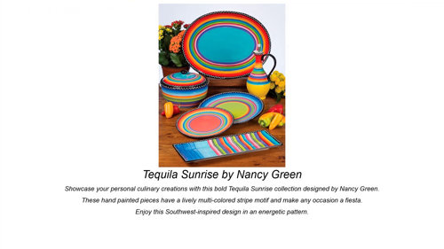 Tequila 2024 sunrise dinnerware